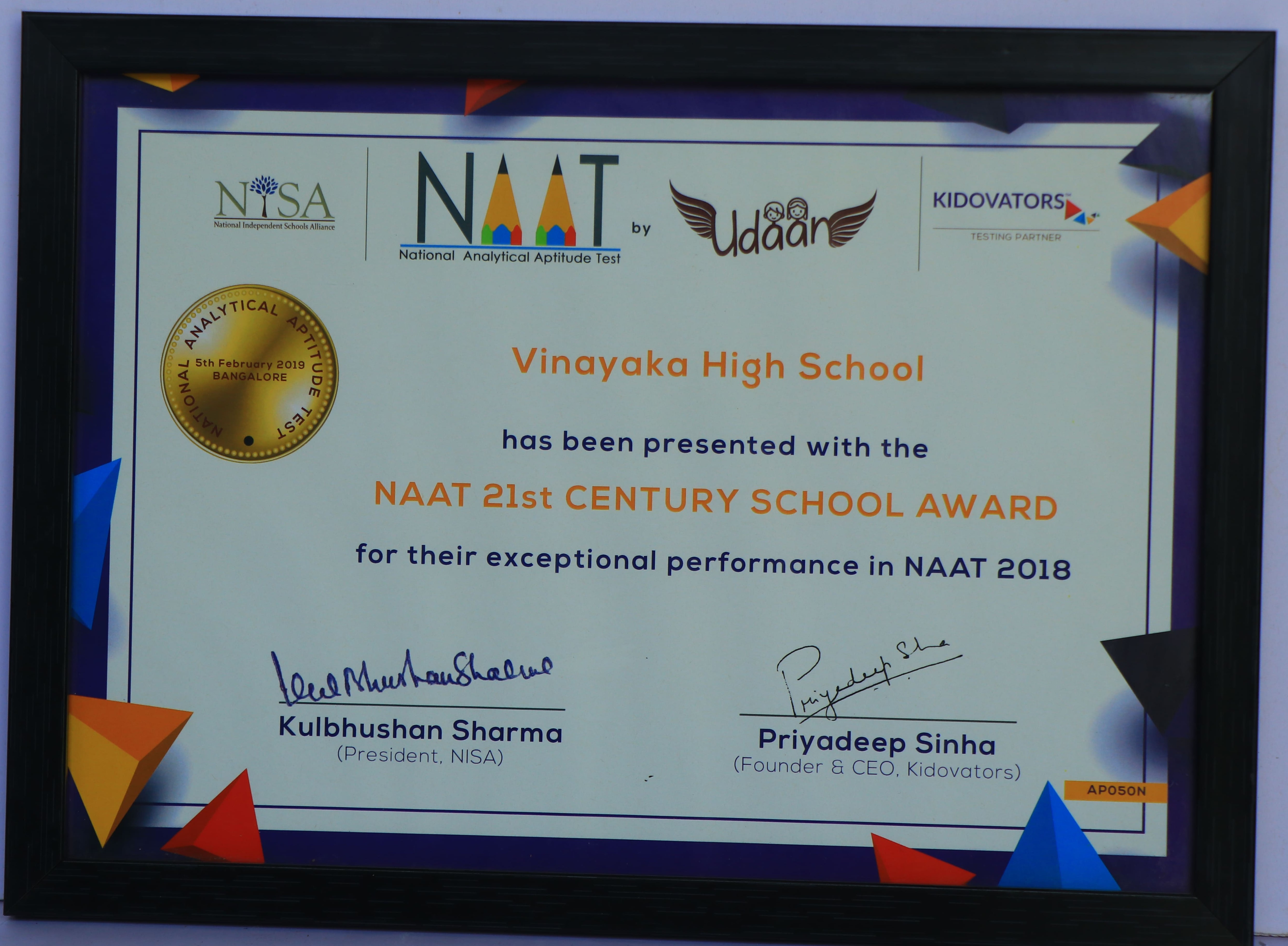 Certificate 29